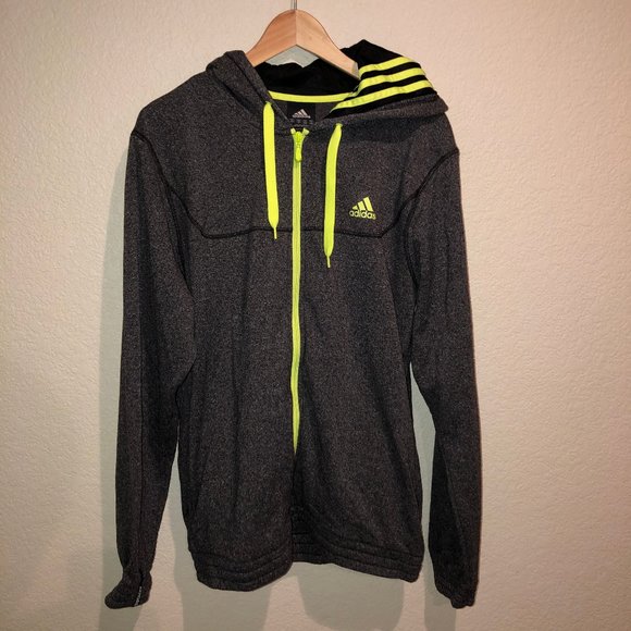 adidas neon hoodie